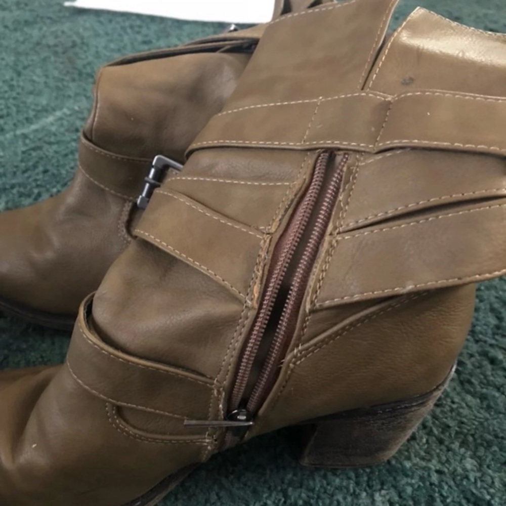 chunky heeled boots
